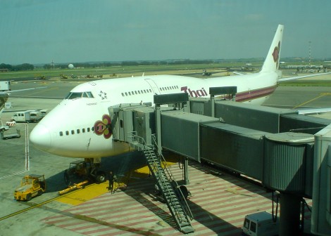 Thai Plane in Rome